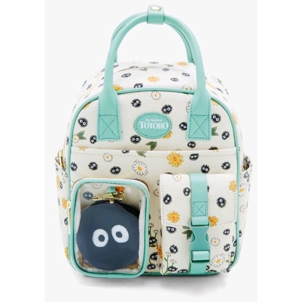 NWT Studio Ghibli® My Neighbor Totoro Soot Sprites Coin Pouch Bag -Mini Backpack